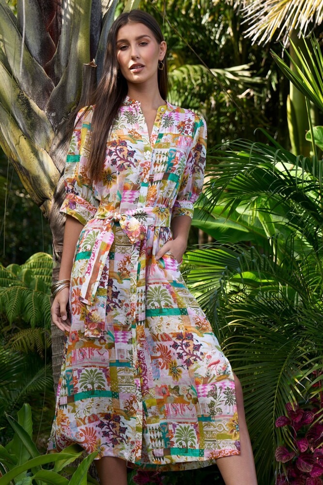 Loobie's Story - Estella Shirt Dress - Multi - Image 2