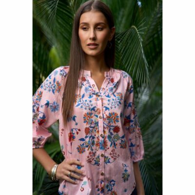 Loobie's Story - Nera Shirt - Blush Multi