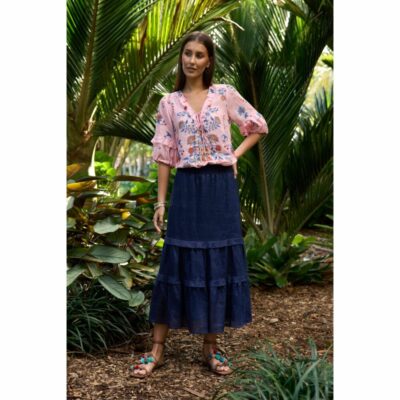 Loobie's Story - Nera Blouse - Blush Multi